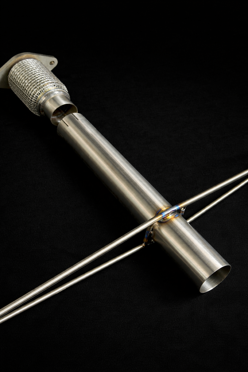 Échappement TITANE A110 intégration dans l'écope