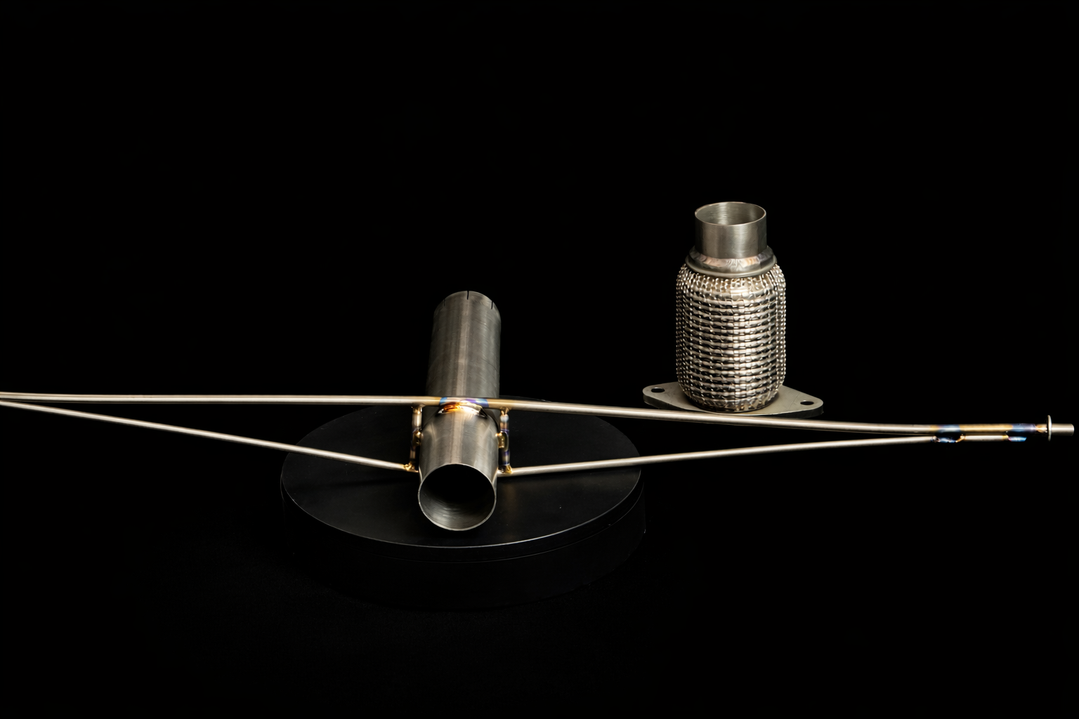 Échappement TITANE A110 intégration dans l'écope