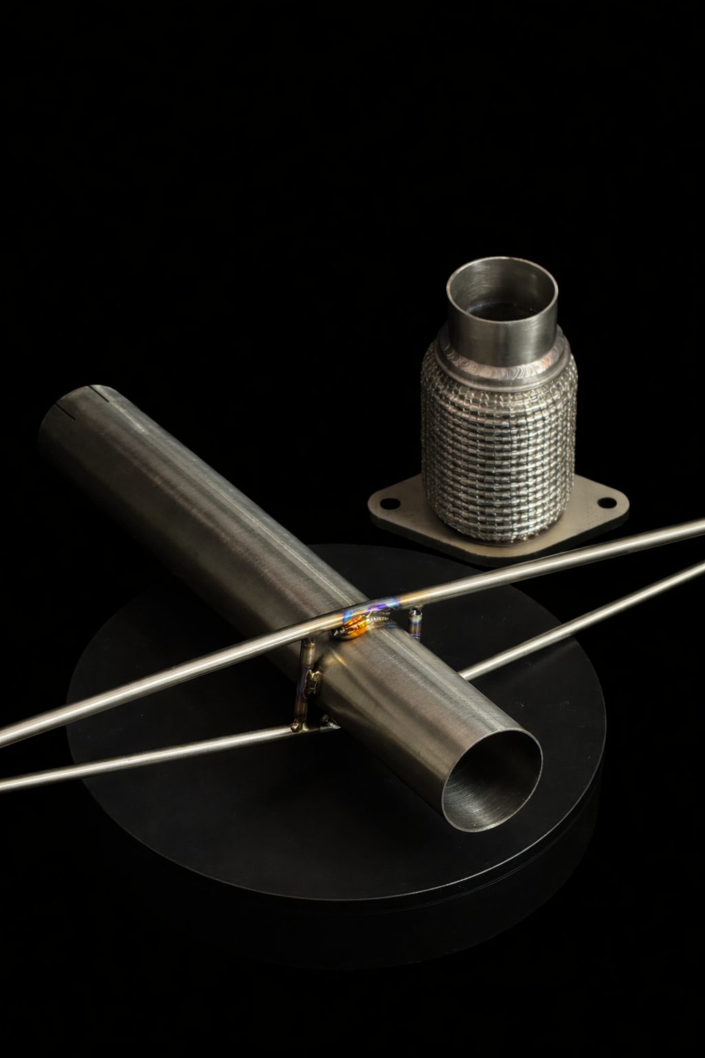 Échappement TITANE A110 intégration dans l'écope