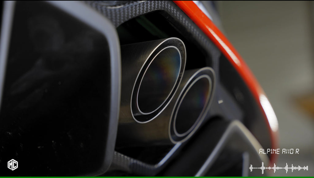 Echappement TITANE modèle Track Alpine A110
